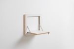 Folding Wall Shelf | Fläpps Shelf 40x40-1 | Bookshelf, Plant Shelf, Birch Plywood, White | Shelving in Storage by AMBIVALENZ