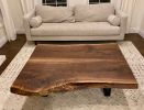 Black Walnut Live Edge Wood Coffee Table | Tables by Good Wood Brothers. Item composed of walnut in minimalism or modern style