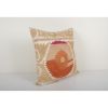 Vintage Neutral Suzani Pillow Fashioned from a Mid-20th | Sham in Linens & Bedding by Vintage Pillows Store. Item made of cotton