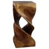 Haussmann® Wood Double Twist Stool Table 12 in SQ x 26 in | Chairs by Haussmann®