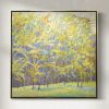 Yellow Winds II | Oil And Acrylic Painting in Paintings by Sorelle Gallery. Item made of canvas
