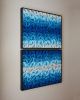 No. 15 Set of 2 Acoustic Diffuser Panel - Gradient Modern Abstract Wall Art | Wall Sculpture in Wall Hangings by Joseph Aurelius