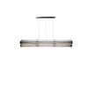 Crystal Cage LED Linear Suspension Aluminum | Chandeliers by Michael McHale Designs. Item made of steel & glass