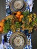 Navy Table Runner | Linens & Bedding by OSLÉ HOME DECOR. Item composed of fabric