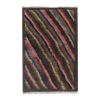 Turkish Hand-Knotted Shaggy Colorful Tulu Rug 3'8'' X 5'8'' | Area Rug in Rugs by Vintage Pillows Store