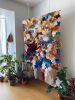 Unique coral reef wall decoration with octopus | Tapestry in Wall Hangings by Awesome Knots. Item composed of wood and cotton