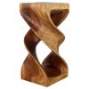 Haussmann® Wood Double Twist Stool Table 12 in SQ x 26 in | Chairs by Haussmann®