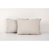 Set of Two Silk Ikat Colorful Velvet Pillow Cover - Pair Han | Cushion in Pillows by Vintage Pillows Store