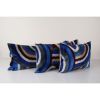 Colorful Ikat Velvet Pillow - Set of Three Lumbar Silk Cushi | Cushion in Pillows by Vintage Pillows Store