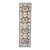 Geometrical Vintage Natural Turkish Herki Runner - Hallway | Area Rug in Rugs by Vintage Pillows Store. Item made of cotton