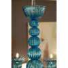 Alan Mizrahi WM118 Aquamarine Murano | Chandeliers by Alan Mizrahi Lighting Design