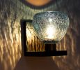 ACQUA Sconce · Peacock Blue Crackle · Recycled Glass | Sconces by LUMi Collection. Item made of glass