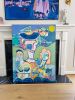 I Left My Belly on the Shore | Original Acrylic Painting | Oil And Acrylic Painting in Paintings by Aleea Jaques ,