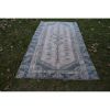 Vintage Distressed Turkish Oushak Rug - Designer Carpet | Runner Rug in Rugs by Vintage Pillows Store. Item made of cotton