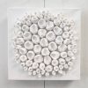 "Pure white #1" | Wall Sculpture in Wall Hangings by Art By Natasha Kanevski. Item made of canvas compatible with minimalism and contemporary style