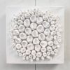 "Pure white #1" | Wall Sculpture in Wall Hangings by Natasha Kanevski. Item made of canvas compatible with minimalism and contemporary style