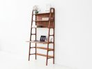 Mid century desk, Wood desk, Bookcase desk, Mid century mode | Book Case in Storage by Plywood Project. Item made of oak wood compatible with minimalism and mid century modern style