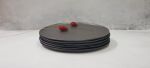 Black Ceramic Oriental Tableware | Plate in Dinnerware by YomYomceramic. Item made of ceramic
