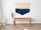 Black Modern Macrame Wall Hanging / Fiber Art | Wall Hangings by Love & Fiber. Item composed of cotton