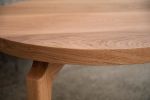 Round Wood Coffee Table: Wood, USA made | Tables by Marco Bogazzi