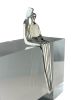 Close to Me sculpture in silver | Sculptures by YENNY COCQ
