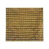Striped Yellow Turkish Kilim With Tulu Details 6'8'' X 7'5'' | Area Rug in Rugs by Vintage Pillows Store