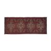 Vintage Embroided Turkish Jaijim Kilim Runner 3'2" X 7'12" | Runner Rug in Rugs by Vintage Pillows Store. Item made of cotton with fiber