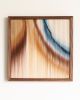RUST III - Framed-Collection | Wall Hangings by Rianne Aarts / Teddy and Wool Studio. Item made of cotton with fiber