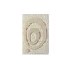 Abstract Ivory Beige Tufted Wall Art, Handmade Textured Wool Panel, Modern Neutral Decor | Wall Hangings by Swiflo