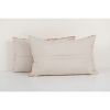 Set of Two Soft Lumbar Cover, Pair Velvet Pillow Cover | Sham in Linens & Bedding by Vintage Pillows Store. Item composed of cotton and fiber