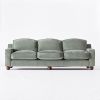 Lola Sofa Velvet Green | Work by District Loom