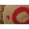 Suzani Tan Tribal Tapestry - Uzbek Table Cloth - Tribal Embr | Tablecloth in Linens & Bedding by Vintage Pillows Store