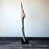 Rustic Driftwood Art Sculpture "Ear Marked" Whitewashed | Sculptures by Sculptured By Nature  By John Walker. Item composed of wood in minimalism style