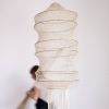 Nora Macrame Lamp - Beige | Pendants by Hamimi