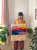 RAINBOW woven wall hanging | Macrame Wall Hanging in Wall Hangings by Nova Mercury Design. Item made of cotton