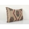 Handmade Sand Kilim Cushion Cover Traditional Geometric Wool | Sham in Linens & Bedding by Vintage Pillows Store. Item composed of cotton