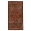 Hand-Knotted Faded Turkish Kurdish Runner Herki Rug | Runner Rug in Rugs by Vintage Pillows Store. Item made of cotton