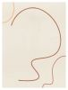 Minimalist Abstract Line Art Print in warm earth tones | Prints by Capricorn Press. Item made of paper works with boho & minimalism style