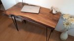 Custom Walnut Office Wooden Desk | Tables by Brave Wood. Item made of walnut with metal