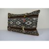 Sofa Kilim Lumbar Pillow Cover, Vintage Handwoven Large | Sham in Linens & Bedding by Vintage Pillows Store. Item composed of cotton & fiber
