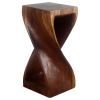 Haussmann® Original Wood Twist Stool 12 X 12 X 26 | Chairs by Haussmann®