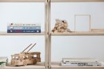 Montessori BOOKSHELF & HOUSE for kids, Wooden bookcase | Book Case in Storage by Plywood Project. Item composed of oak wood in minimalism or mid century modern style
