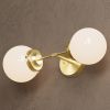 Sheridan - Wall Sconce Vanity Mid-Century Modern Lighting | Sconces by Illuminate Vintage. Item made of brass & glass