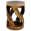 Haussmann® Round Wild Twisted Vine End Table 14 in D x 20 | Tables by Haussmann®