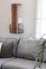 Live-edge walnut Waterfall Blanket or Towel Shelf | Rack in Storage by Hazel Oak Farms. Item composed of oak wood