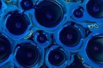 Liquid Metal Indigo Platter | Serveware by PlusObject