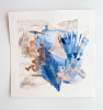 Shades of Blue | Mixed Media in Paintings by TERRA ETHOS. Item made of paper compatible with boho and contemporary style