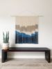 Extra Large Hand Dyed Modern Macrame Wall Hanging | Wall Hangings by Love & Fiber. Item composed of cotton & fiber