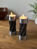 Recycled Ski Chairlift Cable Tea Light Holder Pair | Candle Holder in Decorative Objects by industrial comfort. Item composed of steel compatible with contemporary and industrial style