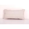 Handmade Turkish Sofa Carpet Cushion Cover, Faded Oushak Rug | Pillows by Vintage Pillows Store